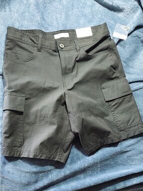 Sonoma Black Men's Cargo Shorts with Flap Pockets